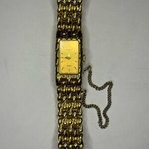 Pulsar Gold Rectangular Watch (need battery)